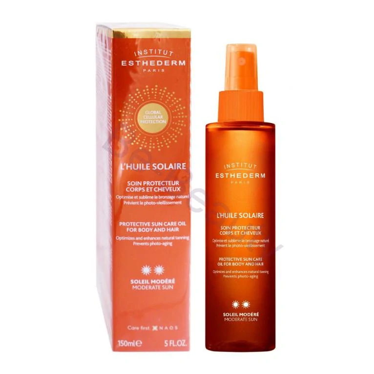 Institut Esthederm Ochranný olej na tělo a vlasy s vysokou ochranou Strong Sun 150 ml
