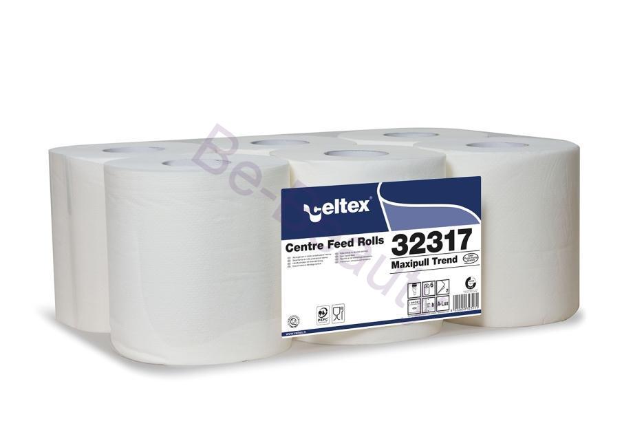 Celtex papírové ručníky, 2 vrstvé, 6 rolí, 108 m návin, 32317