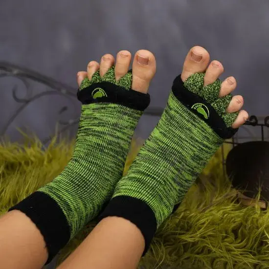Happy Feet Adjustační ponožky Green - Velikost: S (35 - 38)