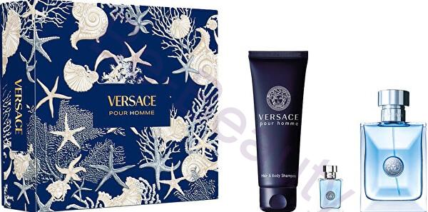 Versace Pour Homme - EDT 100 ml + sprchový gel 150 ml + EDT 5 ml