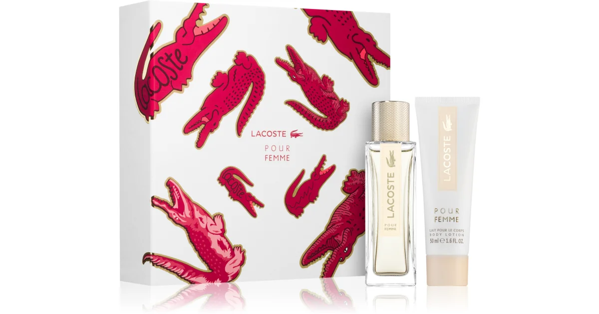 Lacoste Pour Femme - EDP 50 ml + tělové mléko 50 ml