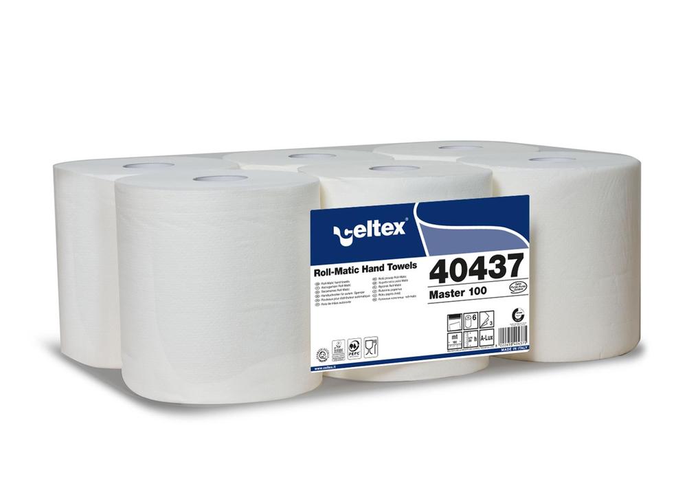 Celtex papírové ručníky v roli Master 100, 3 vrstvé, 6 rolí, 100 m návin, 40437