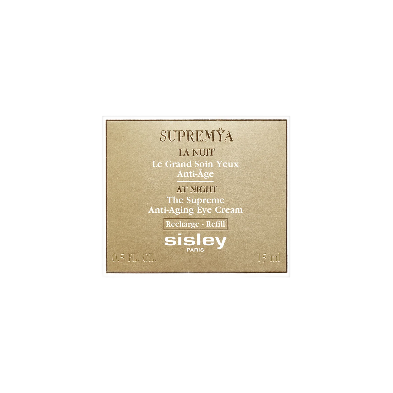 Sisley Náhradní náplň do očního krému proti vráskám Supremÿa At Night The Supreme (Anti-Aging Cream) 15 ml