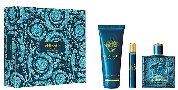 Versace Pour Homme Dylan Blue EDT 100 ml + EDT 10 ml + sprchový gel 150 ml dárková sada