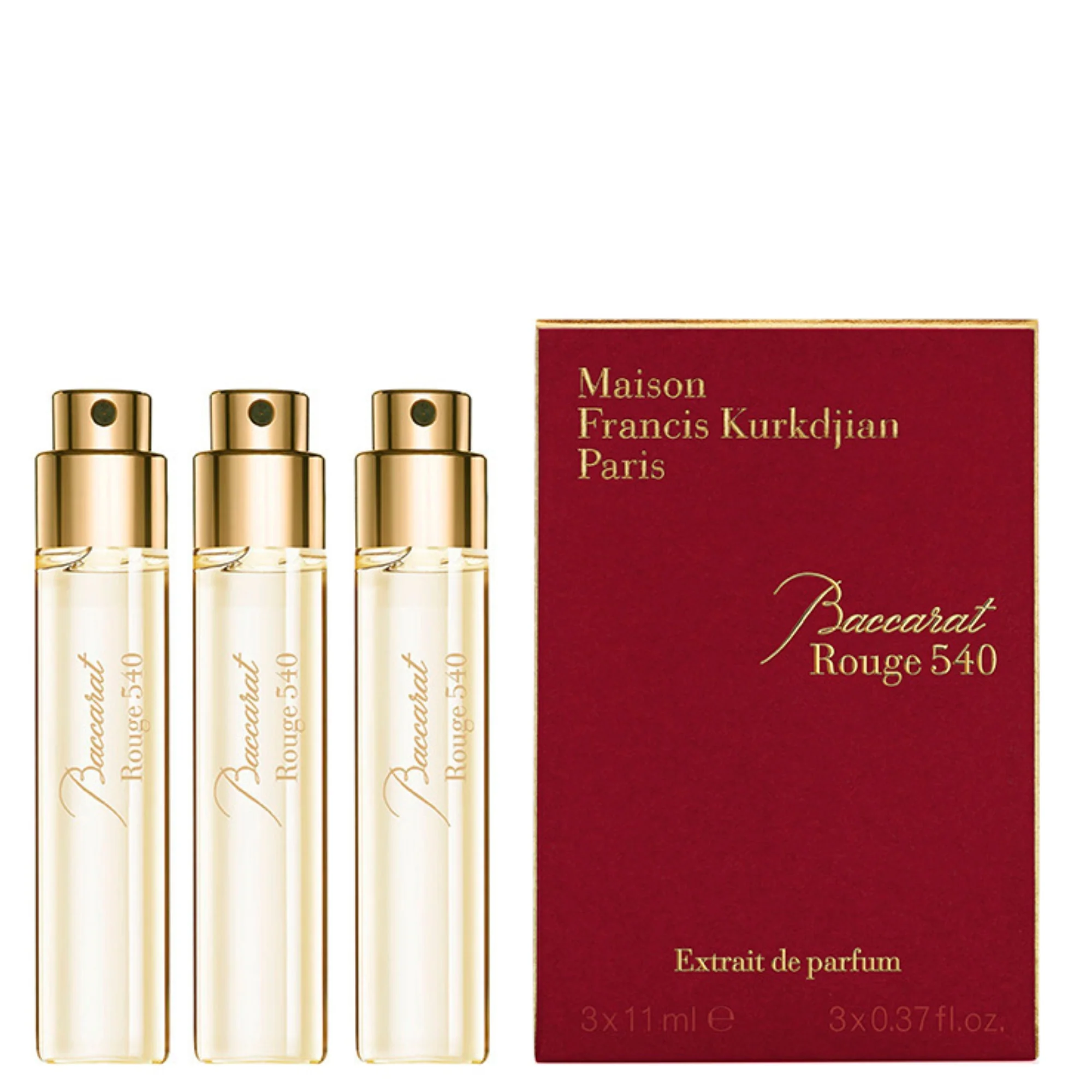 Maison Francis Kurkdjian Baccarat Rouge 540 parfémovaný extrakt 3 x 11 ml dárková sada