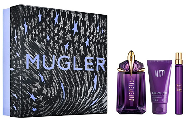 Mugler Alien EDP 60 ml + EDP 10 ml + sprchové mléko 50 ml pro ženy dárková sada