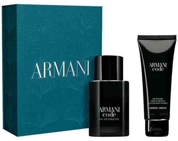 Armani Code Armani Code toaletní voda plnitelná 50 ml + Armani Code parfémovaný sprchový gel 75 ml