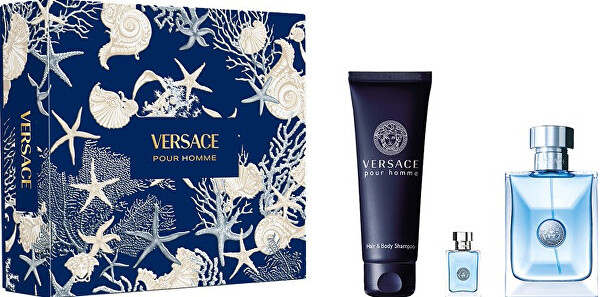 Versace Pour Homme - EDT 100 ml + sprchový gel 150 ml + EDT 5 ml