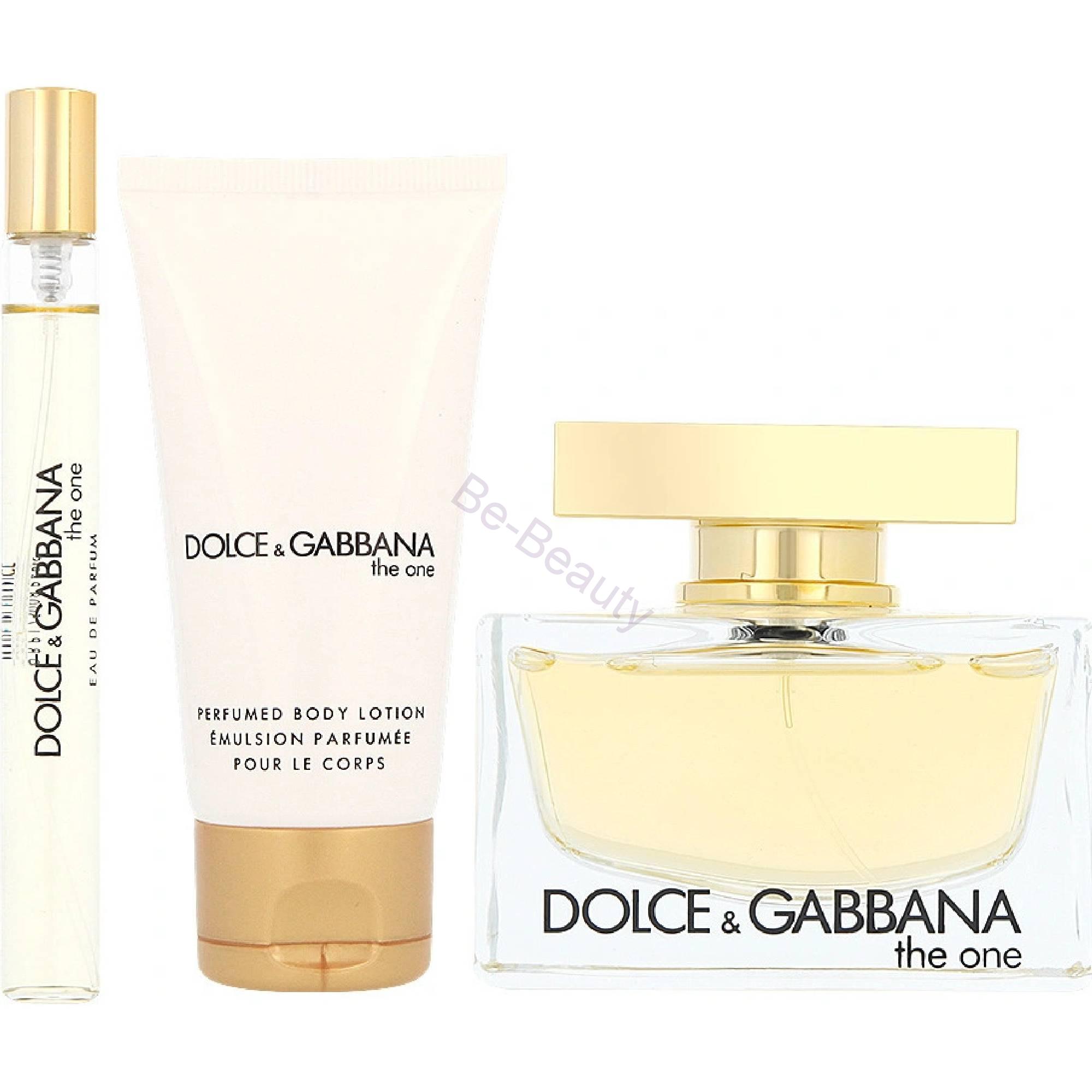 Dolce & Gabbana The One EDP 75 ml + EDP 10 ml + tělové mléko 50 ml dárková sada