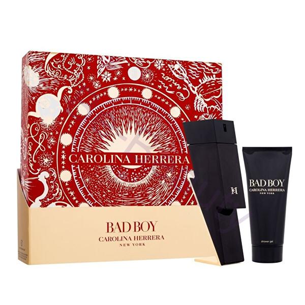 Carolina Herrera Bad Boy pro muže EDT 100 ml + sprchový gel 100 ml dárková sada