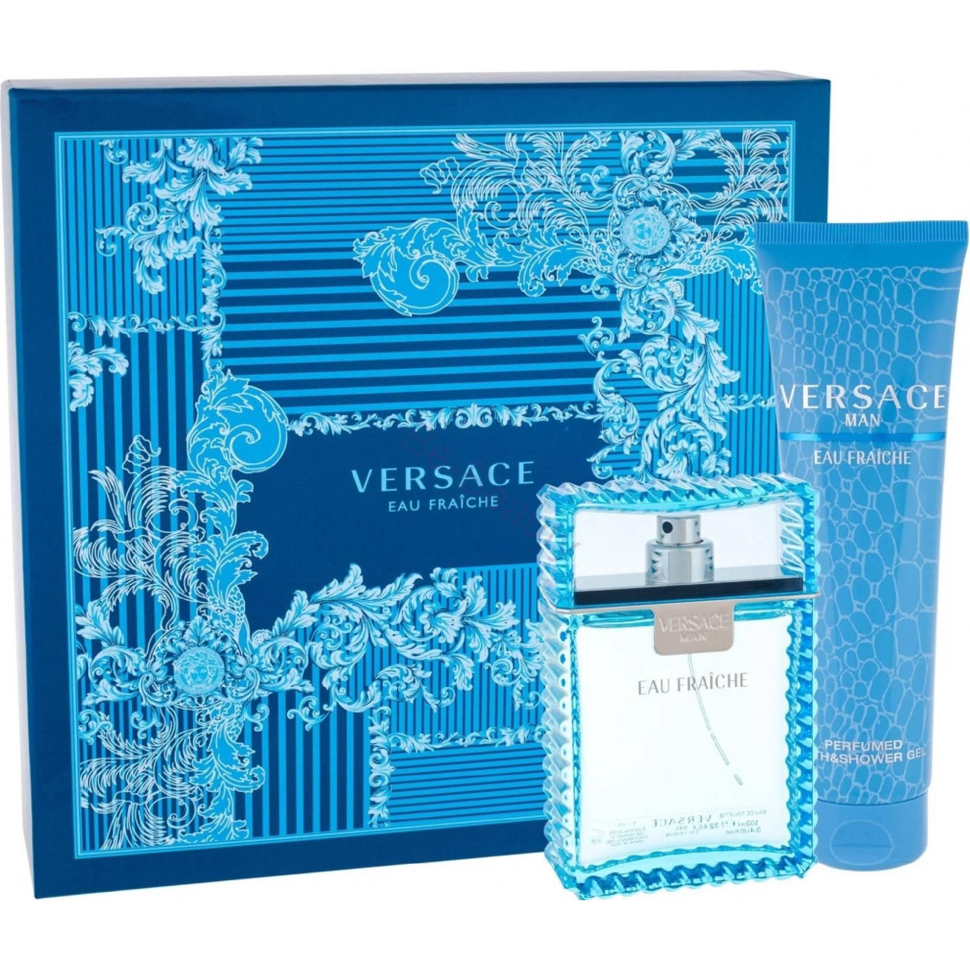 Versace Man Eau Fraiche pro muže EDT 100 ml + sprchový gel 150 ml dárková sada