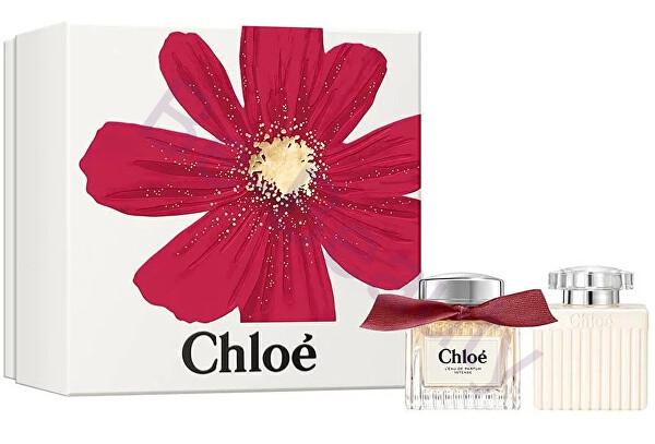 Chloé Chloé Intense Chloé L'Eau de Parfum Intense parfém plnitelná 50 ml + Chloé Chloé tělové mléko 100 ml