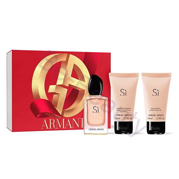Giorgio Armani My Way Woman EDP 50 ml + sprchový gel 50 ml + tělové mléko 50 ml