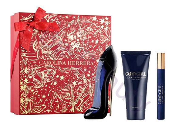 Carolina Herrera Good Girl - EDP 80 ml + tělové mléko 100 ml + EDP 10 ml