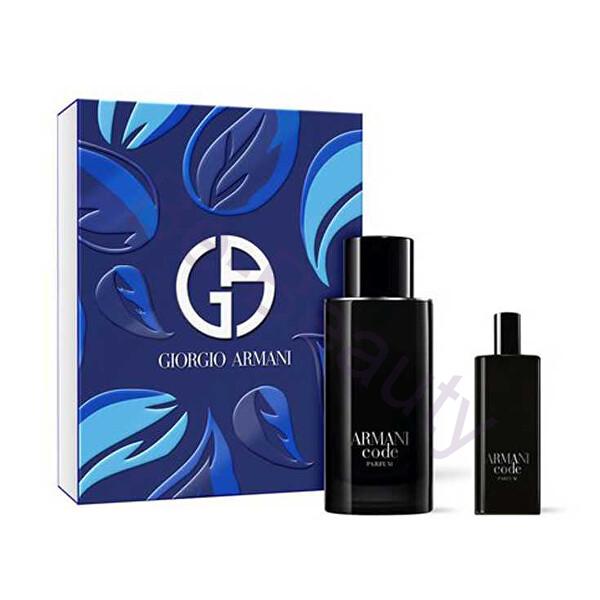 Giorgio Armani Code Parfum - parfém 125 ml (plnitelný) + parfém 15 ml