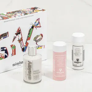 Sisley Give The Essentials Gift Set : pleťová emulze Ecological Compound Day And Night 125 ml + odličovací mléko Lyslait Cleansing Milk With White Lily 100 ml + pleťová voda Floral Toning Lotion 100 ml