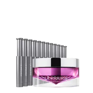 La Prairie Noční dvoufázová péče pro obnovu pleťových buněk Platinum Rare (Haute-Rejuvenation Mask) 20 ml + 12 x 0,7 ml