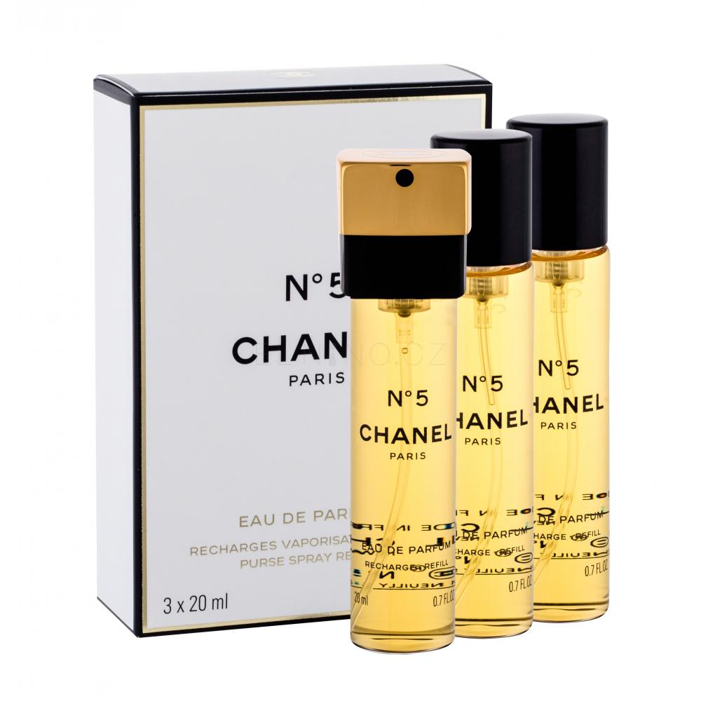 Chanel No.5 EDP 3 x 20 náplně