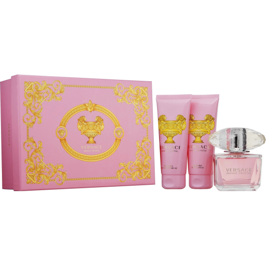 Versace Bright Crystal - EDT 50 ml + tělové mléko 50 ml + sprchový gel 50 ml