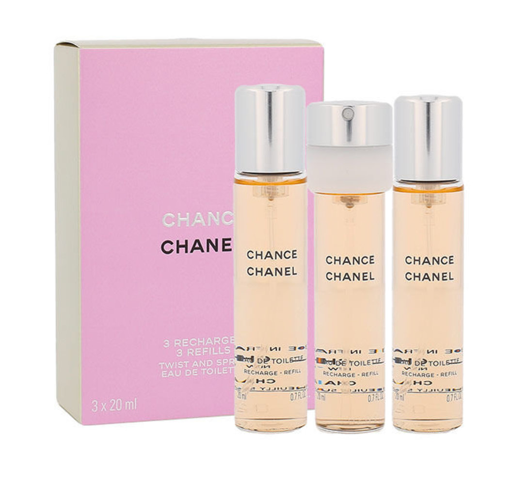 Chanel Chance toaletní voda dámská 3 x 20 ml